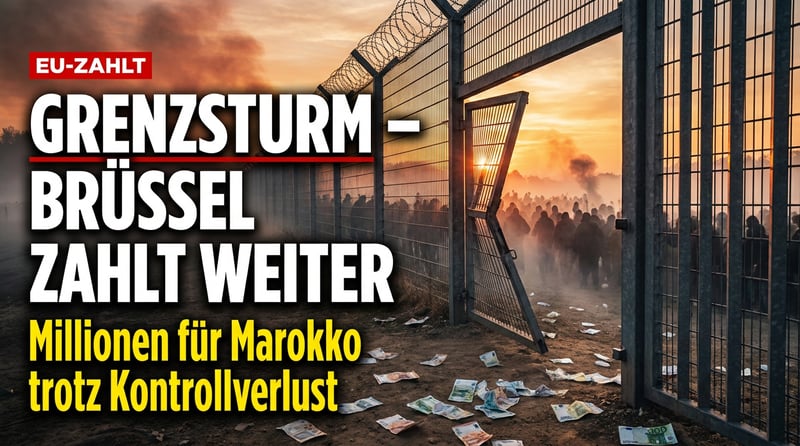 Grenzsturm auf Ceuta: Brüssel belohnt Rabat mit noch mehr Geld