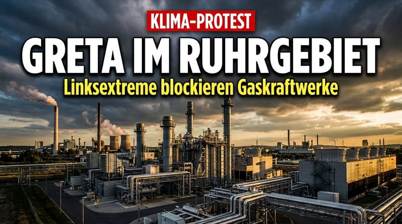 Greta im Ruhrgebiet: Wenn linksextreme Klima-Krieger gegen Deutschlands Energieversorgung Sturm laufen
