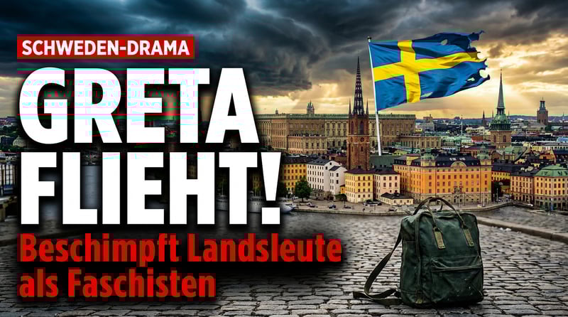 Greta Thunberg flieht aus Schweden – und beschimpft ihre Landsleute als Faschisten