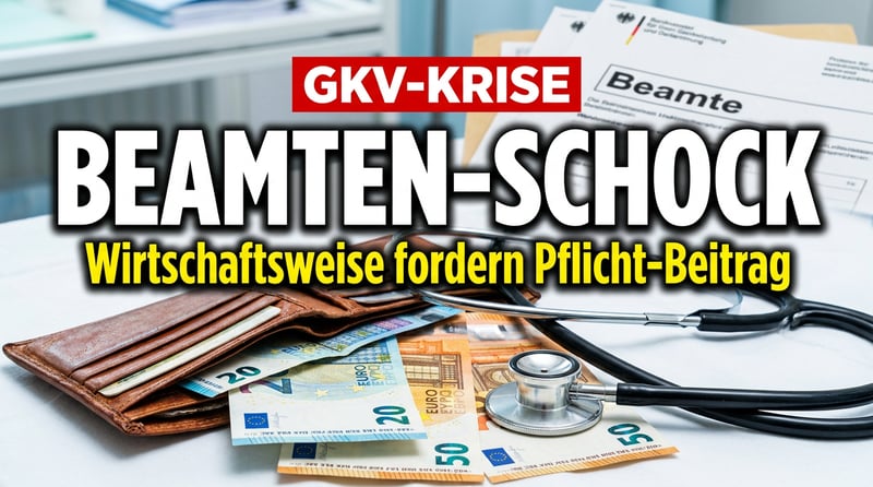 Griff in die Beamten-Tasche: Wie die Wirtschaftsweisen das marode GKV-System retten wollen