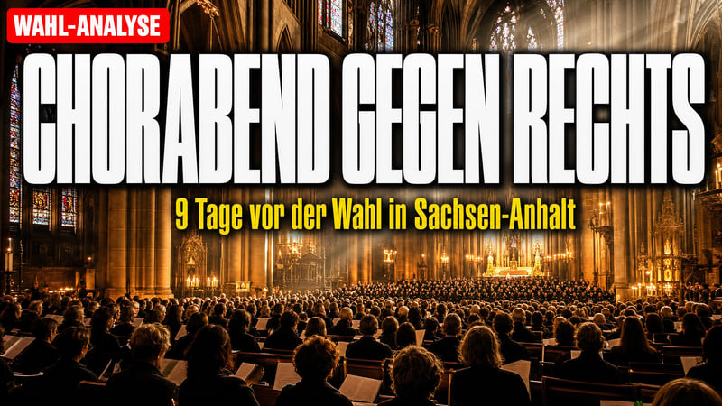 Grönemeyer im Dom: Chorabend gegen rechts – 9 Tage vor der Wahl