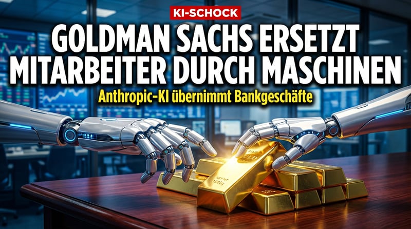 Großbank setzt auf künstliche Intelligenz: Goldman Sachs will menschliche Arbeit durch Maschinen ersetzen