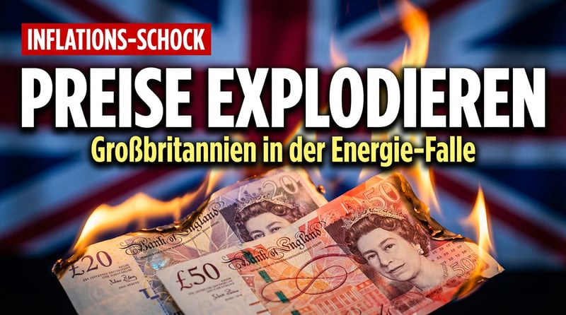 Großbritannien im Inflations-Schock: Iran-Krieg treibt Preise auf 3,3 Prozent