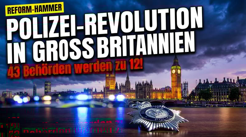 Großbritannien plant radikalen Umbau der Polizei: Kommt jetzt das „britische FBI"?