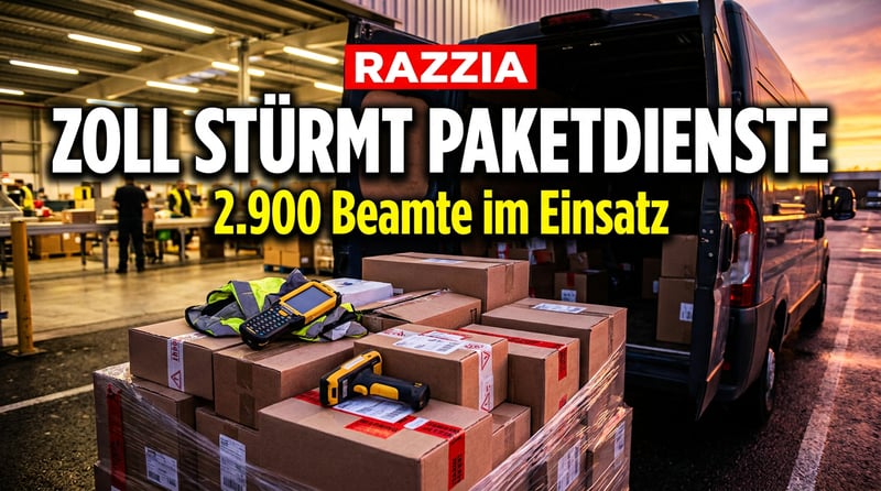 Großrazzia bei Paketboten: Wenn der Staat plötzlich entdeckt, was alle längst wussten
