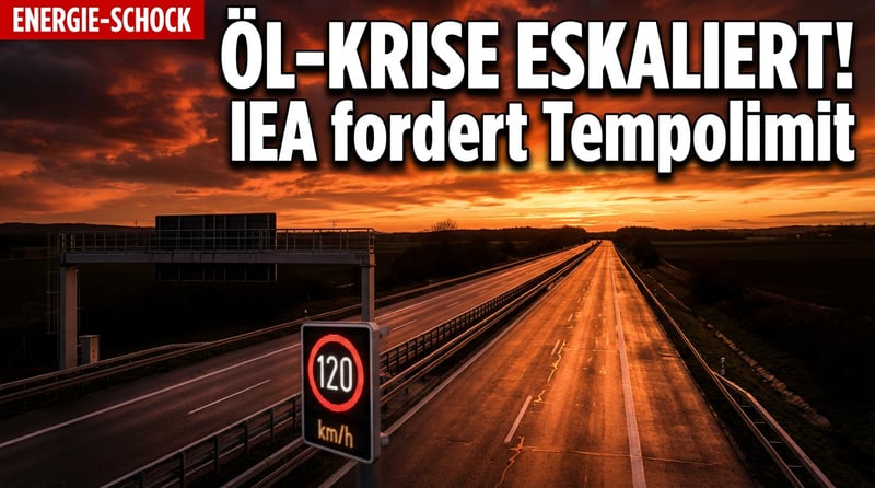 Größte Ölkrise der Geschichte: IEA fordert Tempolimit und Homeoffice – Deutschland vor dem Energieschock