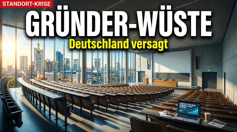 Gründer-Wüste Deutschland: Warum unsere Hochschulen kaum Unternehmer hervorbringen