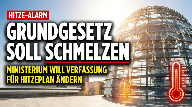 Grundgesetz als Klimaanlage: Umweltministerium will Verfassung für Hitzeschutzplan umschreiben