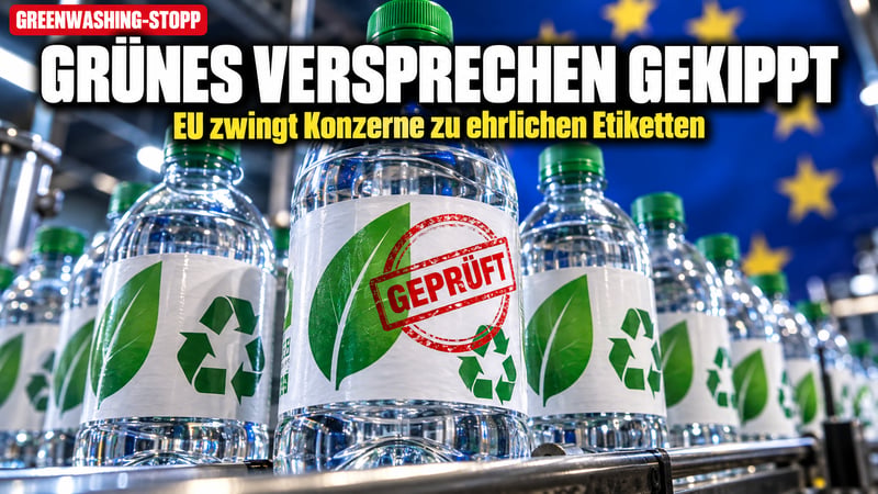 Grüne Flaschen-Versprechen: EU stutzt Coca-Cola, Nestlé und Danone