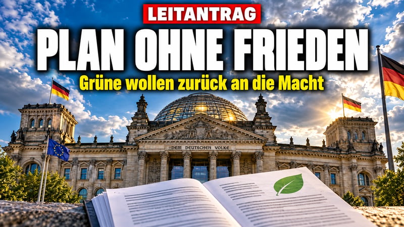 Grüne im Wartestand: Großer Plan, aber kein Wort zum Frieden?