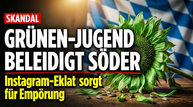 Grüne Jugend im Tiefflug: Vorsitzender beleidigt Söder aufs Übelste