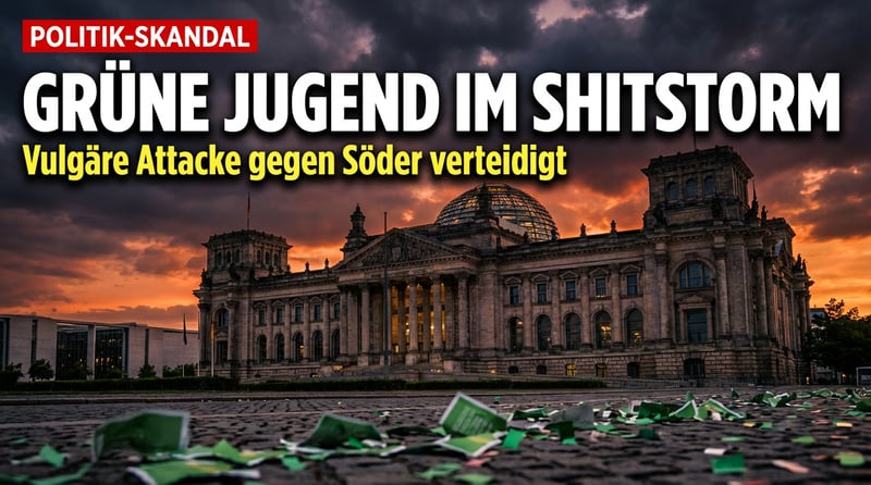 Grüne Jugend im Tiefflug: Vorsitzender verteidigt vulgäre Attacke gegen Söder