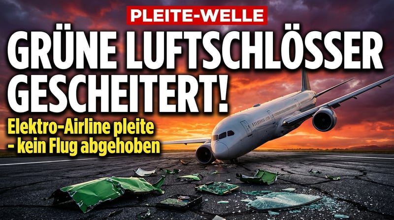 Grüne Luftschlösser: Erste Elektro-Airline der Welt krachend gescheitert