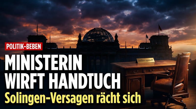 Grüne Ministerin wirft nach Solingen-Desaster das Handtuch – zu spät für echte Konsequenzen?