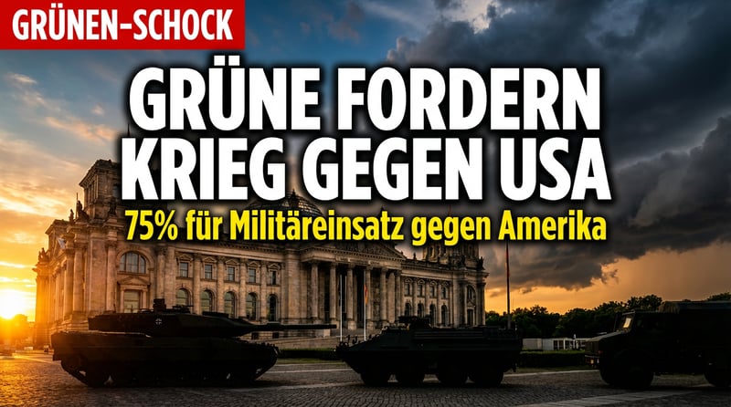 Grüne Wähler wollen Krieg gegen Amerika: Die absurde Militärbegeisterung der Öko-Pazifisten