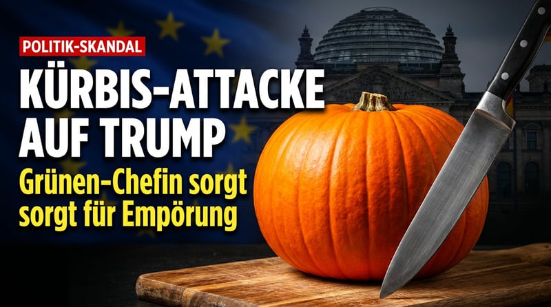 Grünen-Chefin zerlegt Kürbis als Trump-Symbol: Politisches Kabarett oder peinlicher Tiefpunkt?