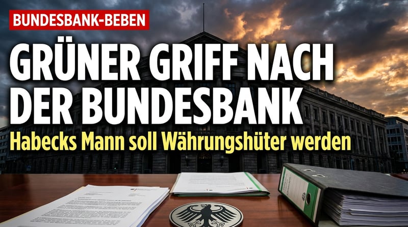 Grüner Griff nach der Bundesbank: Habecks Ex-Staatssekretär soll in den Vorstand der Währungshüter