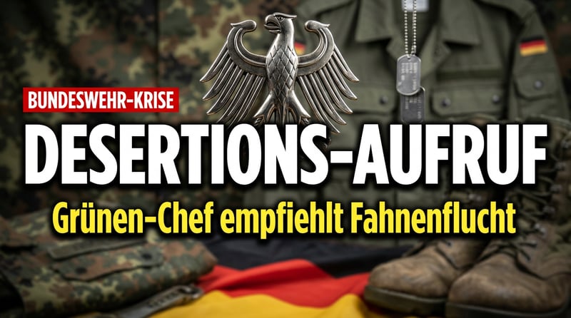 Grüner Parteichef ruft zur Fahnenflucht auf: Banaszaks gefährliches Spiel mit der Bundeswehr
