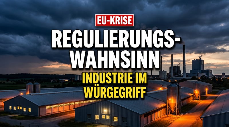 Grüner Regulierungswahn: EU treibt Europas Industrie systematisch in den Abgrund