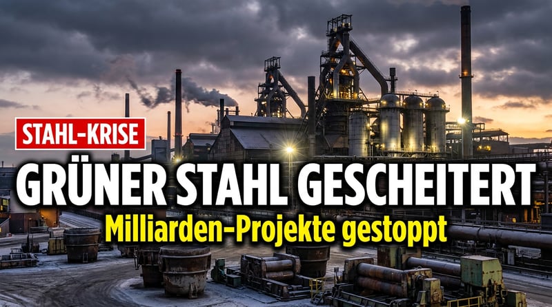 Grüner Stahl im freien Fall: Wie Berlins Klima-Träume die deutsche Industrie ruinieren