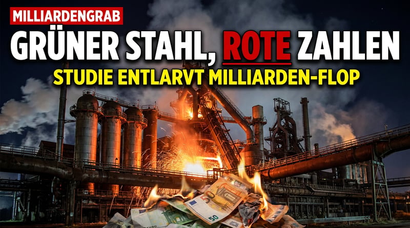 GrĂĽner Stahl, rote Zahlen: Studie entlarvt Milliardengrab der deutschen Industriepolitik