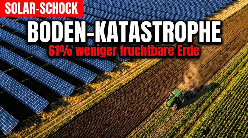 Grüner Wahn auf dem Acker: Wie Solarparks unsere Böden für Generationen ruinieren