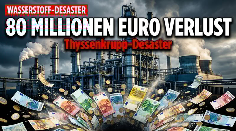 Grüner Wasserstoff frisst Millionen: Thyssenkrupp Nucera versenkt bis zu 80 Millionen Euro