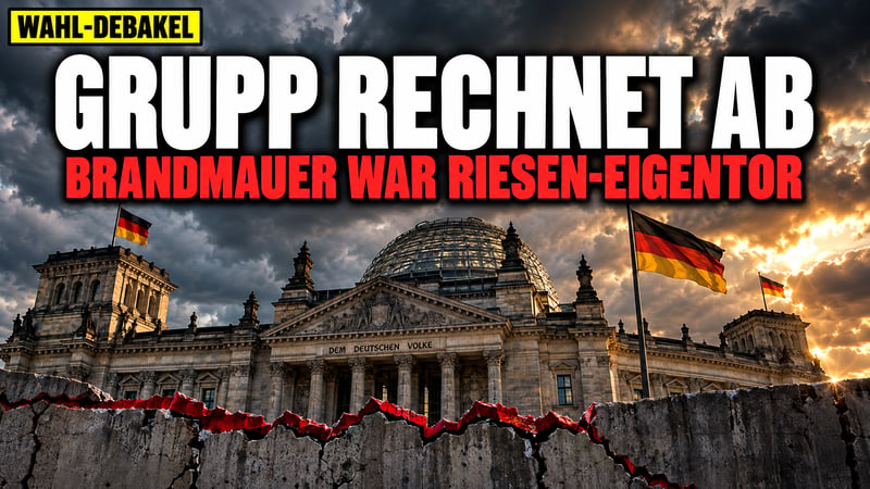 Grupp rechnet mit der CDU ab: „Die Brandmauer war ein Riesen-Eigentor“