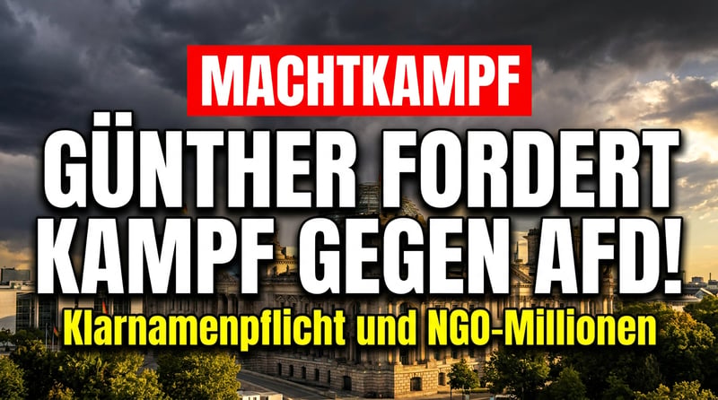 Günther im Kampfmodus: Wenn der Ministerpräsident die „Altparteien" zur Generaloffensive gegen Andersdenkende ruft