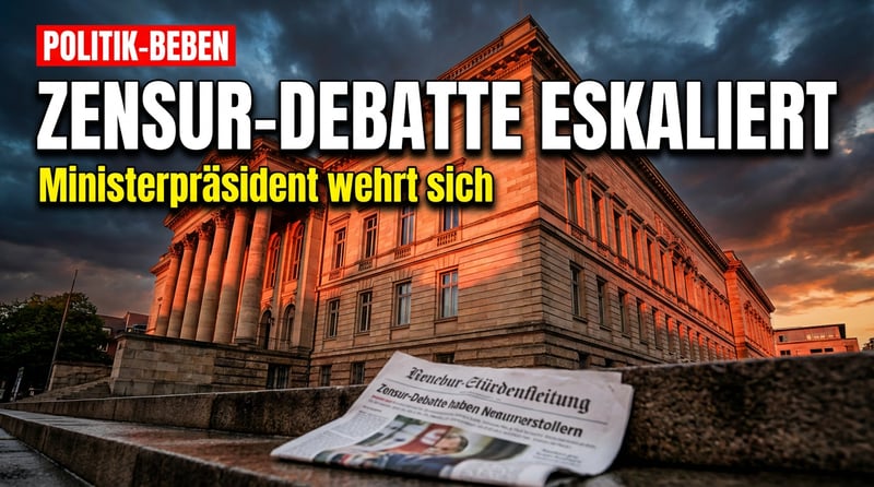 Günther legt nach: Schleswig-Holsteins Ministerpräsident verteidigt seine Zensur-Fantasien