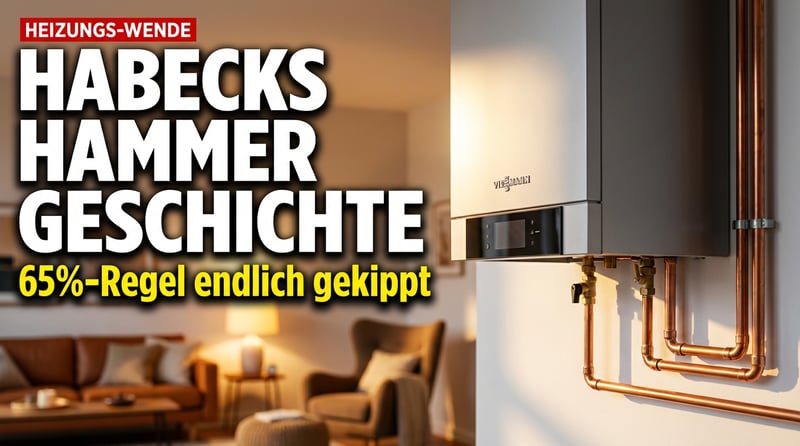 Habecks Heizungshammer endlich Geschichte: Schwarz-Rot kippt die verhasste 65-Prozent-Regel