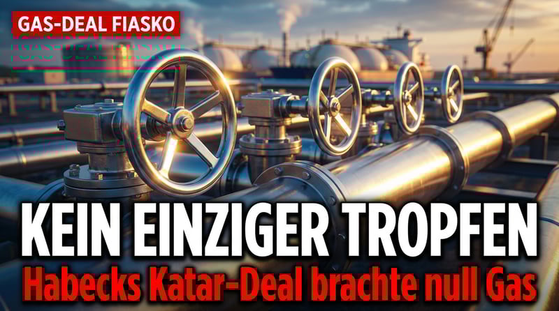 Habecks Katar-Deal entpuppt sich als heiße Luft: Keine einzige Gaslieferung nach Deutschland