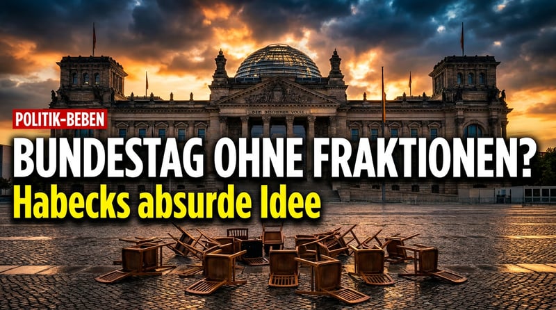 Habecks neuestes Gedankenspiel: Ein Bundestag ohne Fraktionen – willkommen in der Politik-Märchenstunde