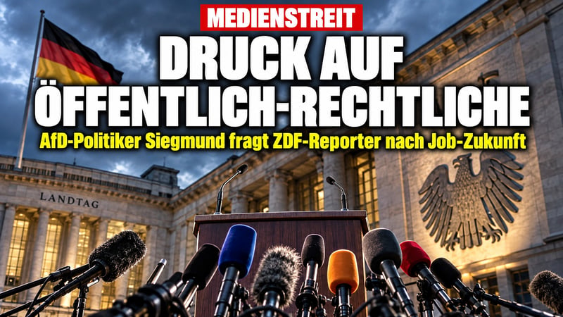„Haben Sie schon einen Job?“: Siegmund-Spruch bringt ZDF-Lager in Rage