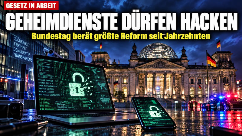 Hacken, sabotieren, einbrechen: Merz rüstet die Geheimdienste auf!