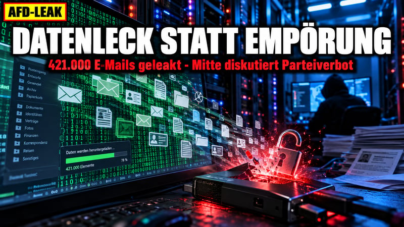 Hacker-Beute als Beweismittel? Der AfD-Leak entlarvt die Mitte