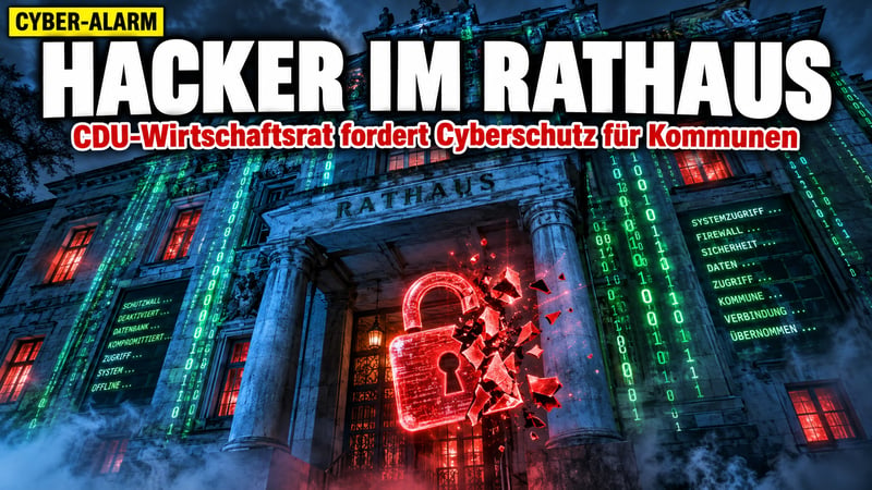 Hacker im Rathaus: CDU-Wirtschaftsrat schlÀgt Cyber-Alarm!