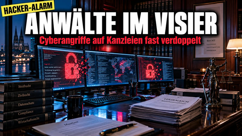 Hacker-Jagd auf Anwälte: Kanzleien werden zum Einfallstor für Spione!