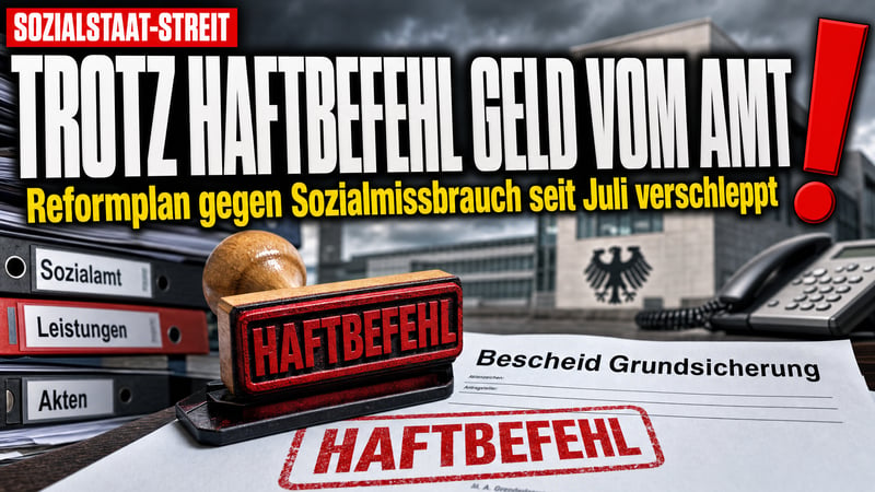 Haftbefehl – und trotzdem Geld vom Amt: Union geht auf Bas los