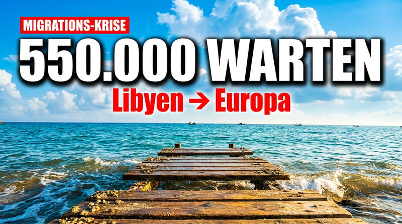 Halbe Million Migranten an Libyens Küste: Europa steht vor der nächsten Welle
