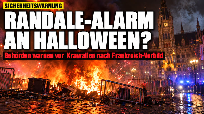 Halloween-Alarm: Kommt jetzt die Frankreich-Randale nach Deutschland?