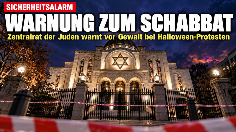 Halloween-Alarm: Zentralrat der Juden warnt vor Gewalt am Schabbat!