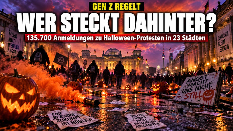 Halloween-Demos der Gen Z: Wer steckt hinter dem Protest-Aufruf?