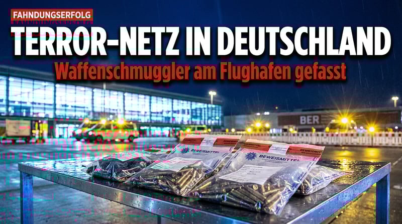 Hamas-Waffenschmuggler am Berliner Flughafen gefasst: Terroristisches Netzwerk operiert mitten in Europa