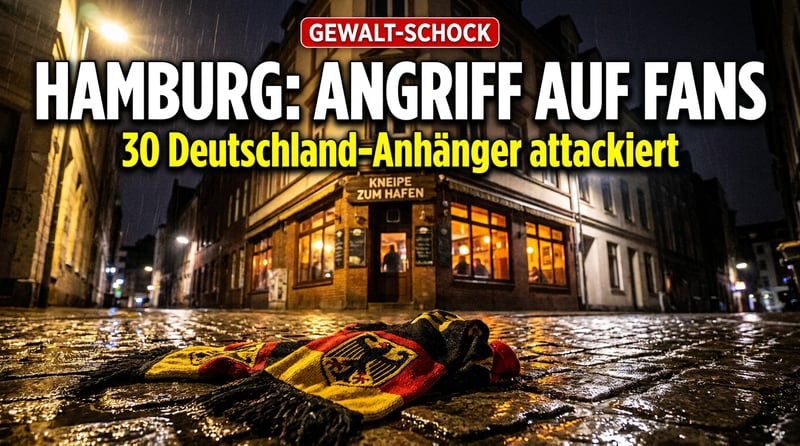 Hamburg: Wer in Deutschland die Nationalmannschaft anfeuert, lebt offenbar gefährlich