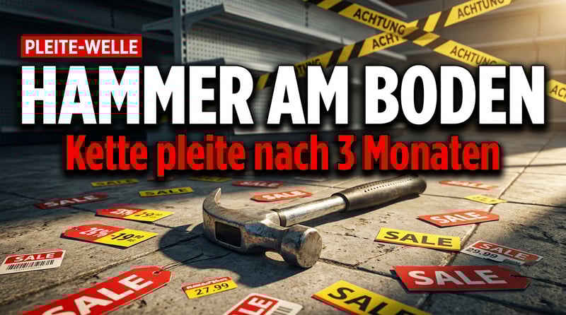 Hammer am Boden: Traditionsreiche Baumarktkette schlittert zum zweiten Mal in die Pleite