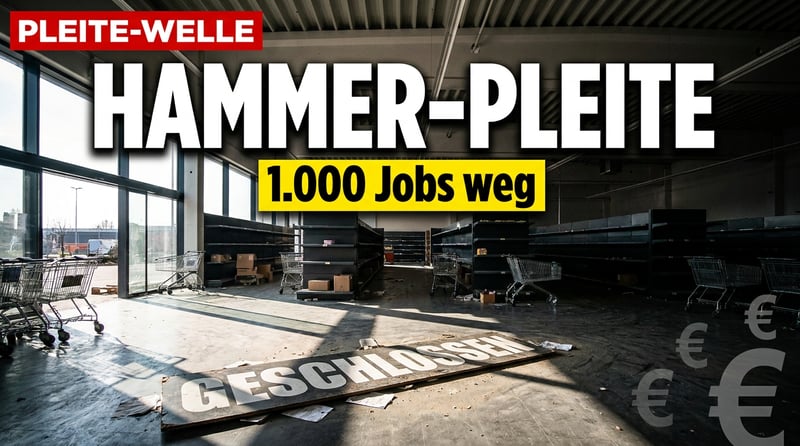 Hammer-Pleite: Wie die Ampel-Erblast und Merz' Schuldenpolitik den deutschen Einzelhandel zermalmen