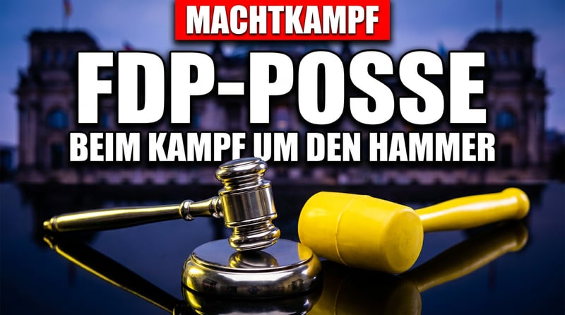 Hammer und Gummihammer: Die FDP zelebriert ihr Possenspiel, während Deutschland brennt