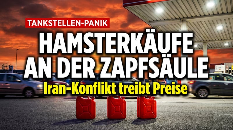 Hamsterkäufe an der Zapfsäule: Iran-Eskalation treibt Deutsche in Panik