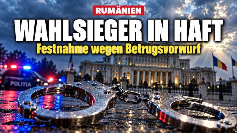 Handschellen für Georgescu: Rumäniens Wahlsieger in Haft